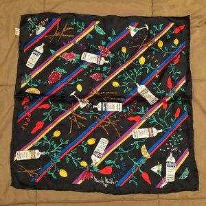 Nicole Miller Absolut Vodka Silk Scarf